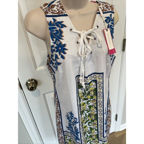 Anthropologie NWT Tracy Reese Womens Size M White Boho Print Sheath Dress $168.0 - Picture 2 of 12